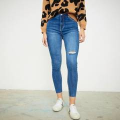 BASEMENT - Basement Jeans Skinny Tiro Alto Mujer