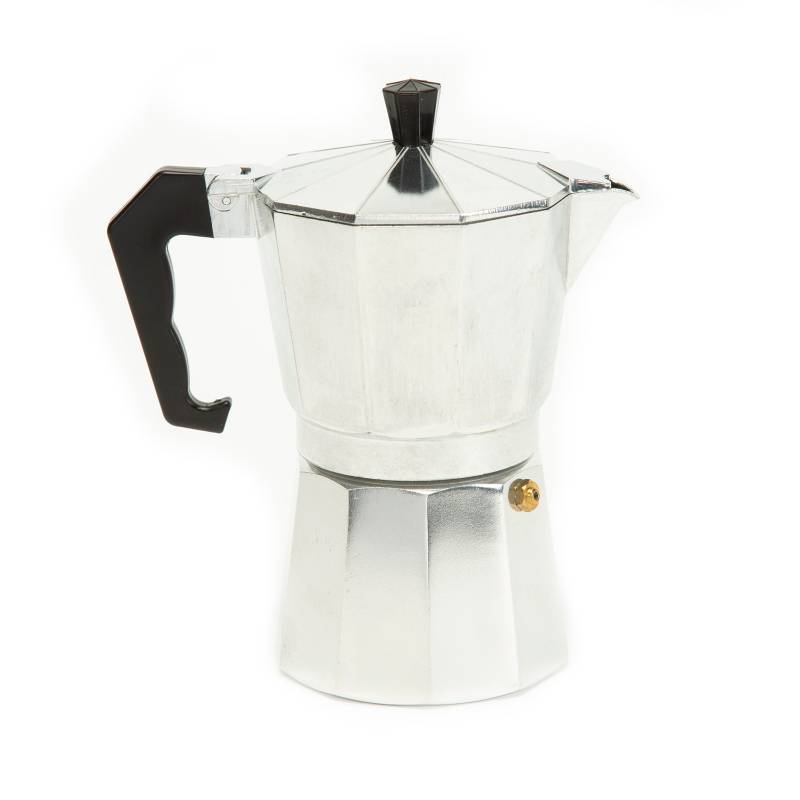 Cafetera Italiana Aluminio 300ml o 6 Tazas Fissman