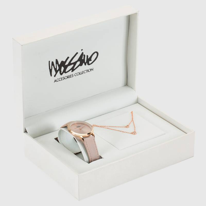 MOSSIMO - Set reloj análogo mujer + collar