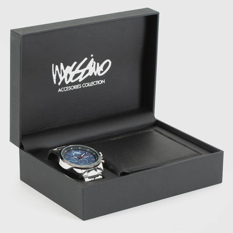 MOSSIMO - Set Reloj Análogo Hombre + Billetera