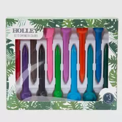 HOLLEY SKOOL - Set 12 Crayones De Colores Unisex Holley