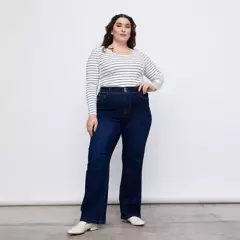 S. COCCI - Jeans Flare Tiro Alto Mujer S.Cocci