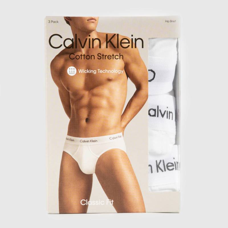 Calvin Klein Pack de 3 Slip Hombre Algodón