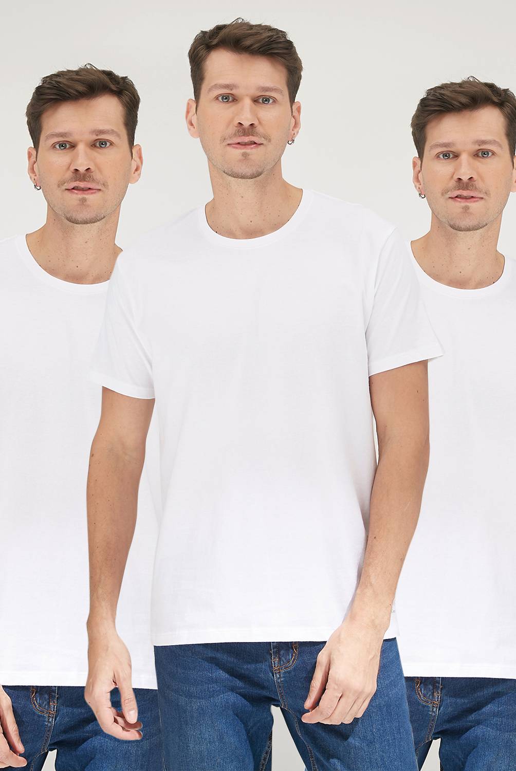 CALVIN KLEIN Pack De 3 Camiseta Algodón Hombre Calvin Klein