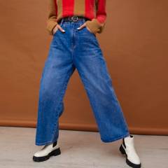 AMERICANINO - Americanino Jeans Wide Leg Tiro Alto Mujer