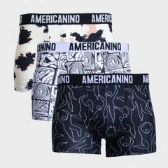 AMERICANINO - Pack De 3 Boxer Algodón Hombre Americanino