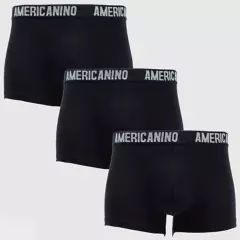 AMERICANINO - Pack De 3 Boxer Algodón Hombre Americanino