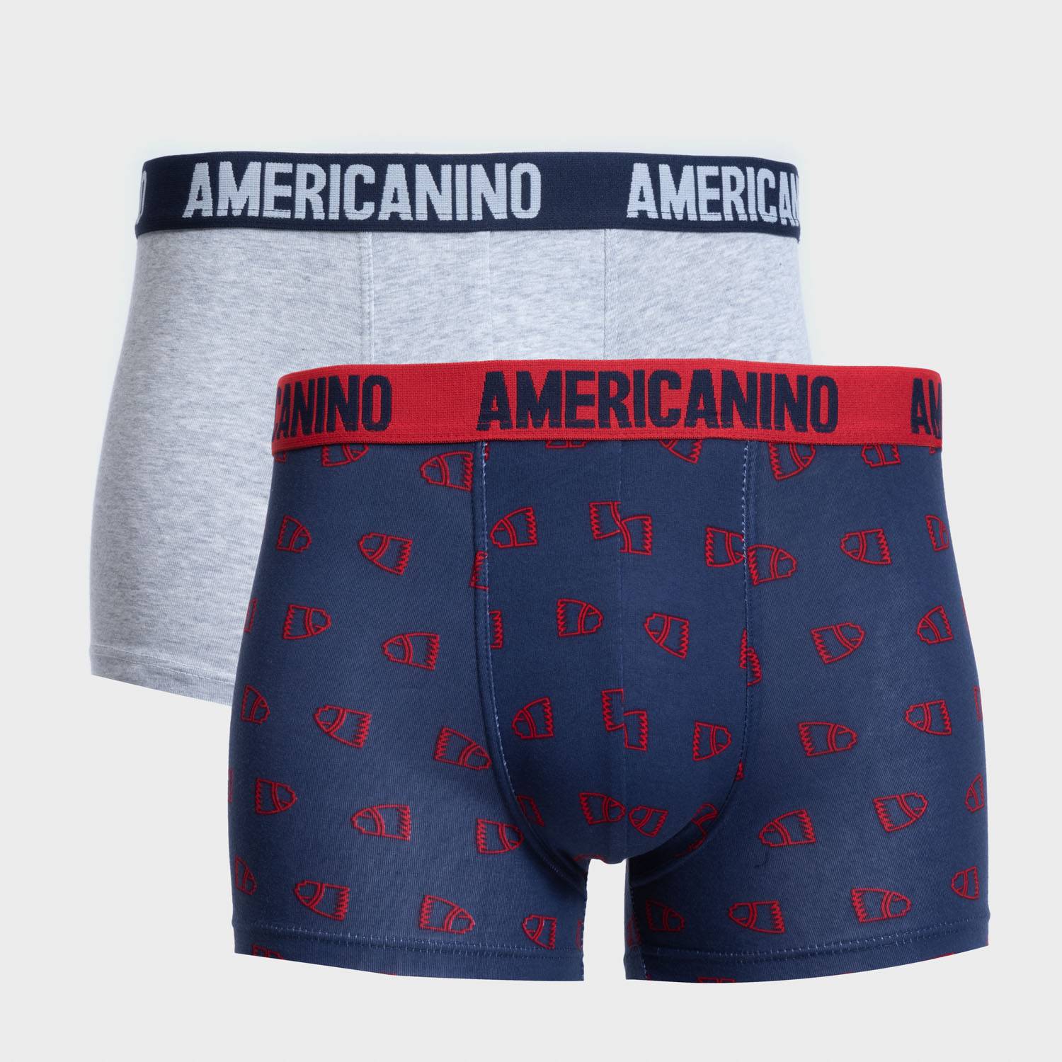AMERICANINO/Pack de 2 Bóxer Algodón Hombre Americanino