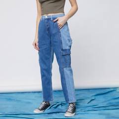 AMERICANINO - Americanino Jeans Cargo Tiro Alto Mujer