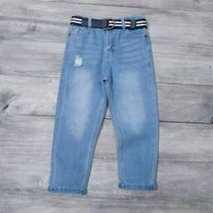 CONIGLIO - Jeans Con Cinturón Niño Denim