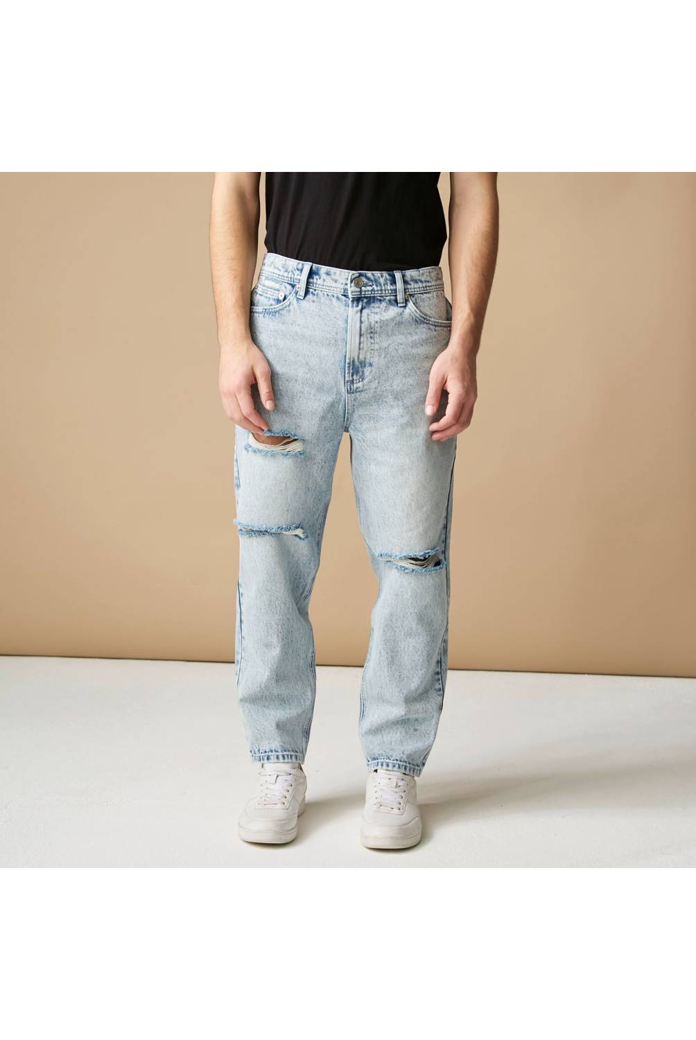 BASEMENT Jeans Balloon Fit Hombre Basement falabella