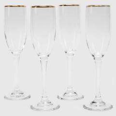 Roberta Allen - Set 4 Copas Champagne Gold