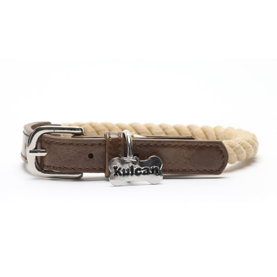 Collar Perro Grande Cuerda Talla L 35-45 cm Kulcan