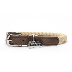 KULCAN - Collar Perro Grande Cuerda Talla L 35-45 cm Kulcan