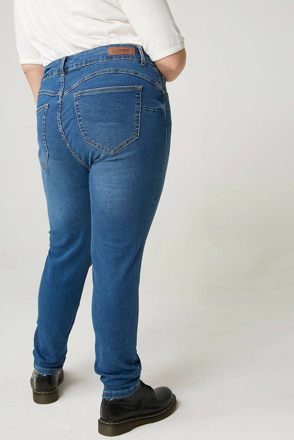 AMERICANINO - Americanino Jeans Skinny Tiro Súper Alto Mujer