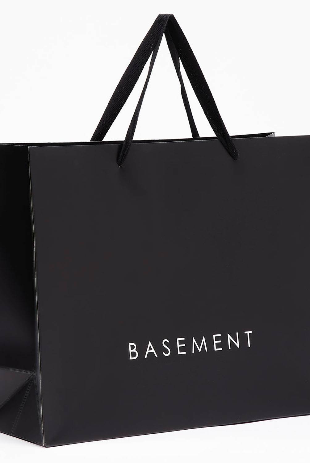 BASEMENT - Basement Camisa Casual Manga Corta Viscosa Hombre con Bolsa de Regalo