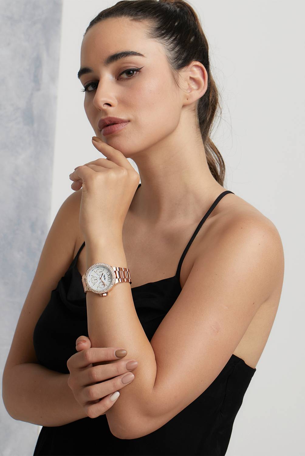 MOSSIMO - Mossimo Set Reloj Análogo Mujer + Collar