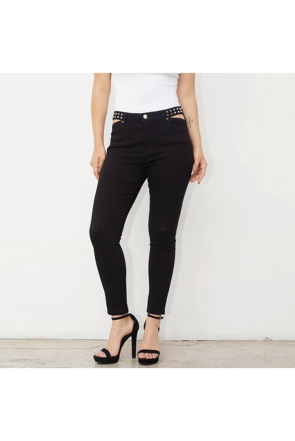 MOSSIMO Jeans Cargo Tiro Alto Mujer Mossimo