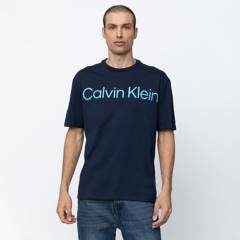 CALVIN KLEIN - Polera Manga Corta 100% Algodón Slim Fit Hombre Calvin Klein