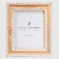 CASA CANTABRIA - Marco De Foto Madera Tallada 20X25 Cm Casa Cantabria