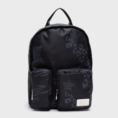 Mochila Eco Cuero 2107 Negro