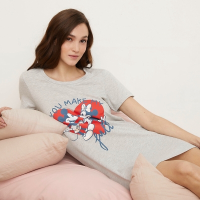 Camisa De Dormir Manga Corta Mujer Disney Coolebra