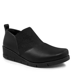 USAFLEX - Zapato Casual Mujer Cuero Negro Usaflex