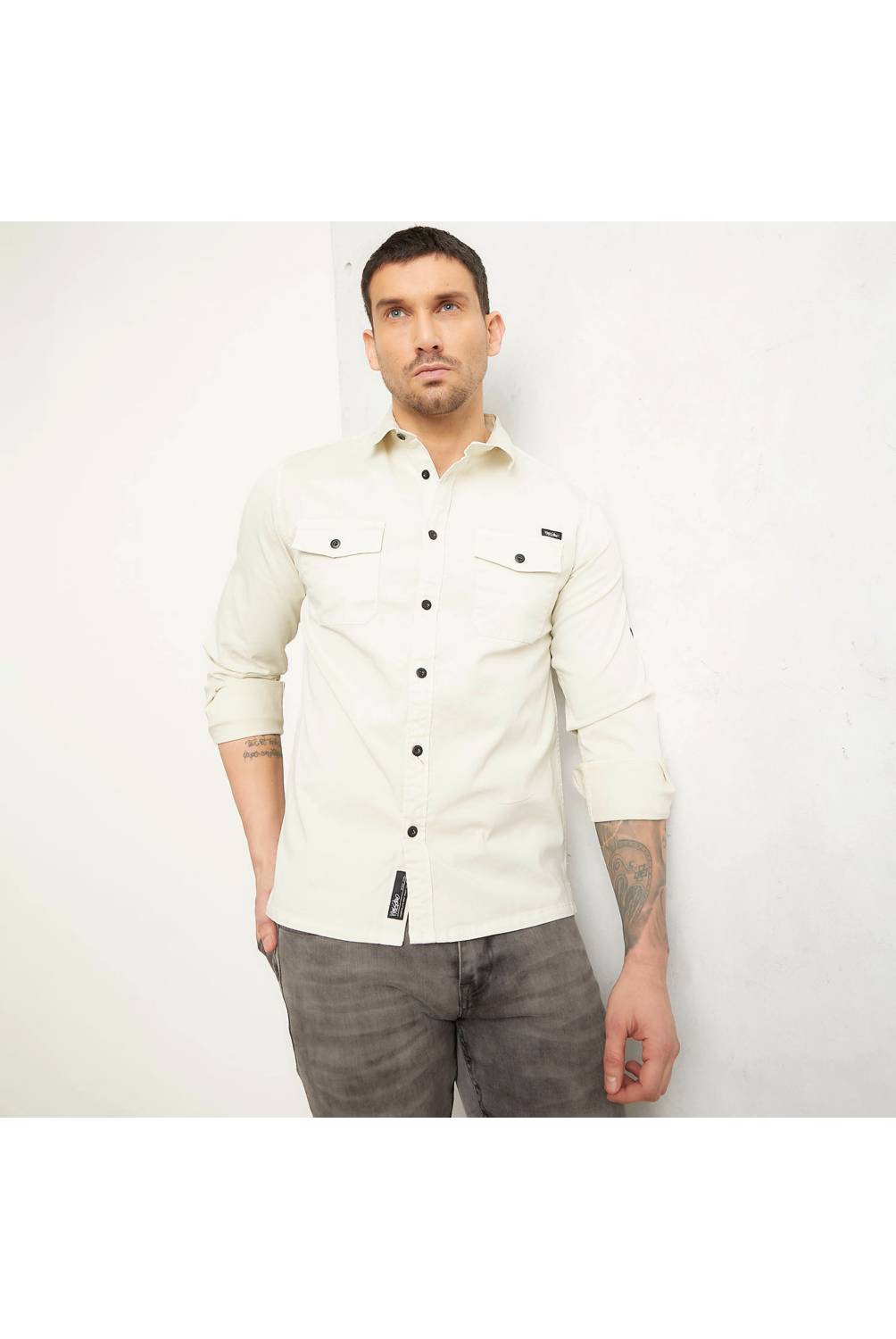 MOSSIMO Camisa Casual Manga Larga Hombre Mossimo falabella