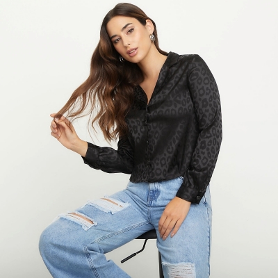 Blusa Mossimo manga larga para mujer