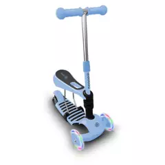 SCOOP - Scooter 2 En 1 Azul Claro Con Luz Scoop