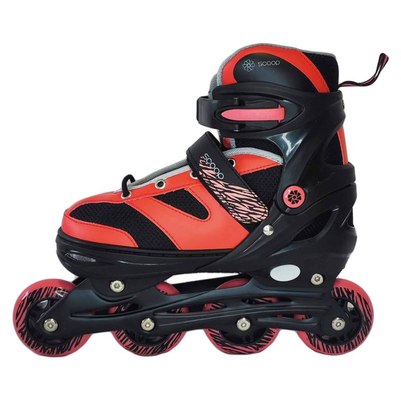 Patines 4 Ruedas Ajustable para niños Rosado S Scoop SCOOP