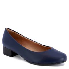 USAFLEX - Zapato Formal Mujer Cuero Azul Usaflex