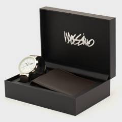 MOSSIMO - Mossimo Pack Reloj Análogo Hombre + Billetera