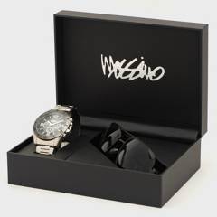 MOSSIMO - Mossimo Pack Reloj Análogo Hombre + Anteojos de Sol SET001MOSS-HO