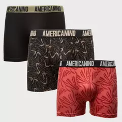 AMERICANINO - Pack De 3 Boxer Hombre Americanino