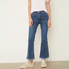 UNIVERSITY CLUB - Jeans Flare Tiro Medio Mujer University Club
