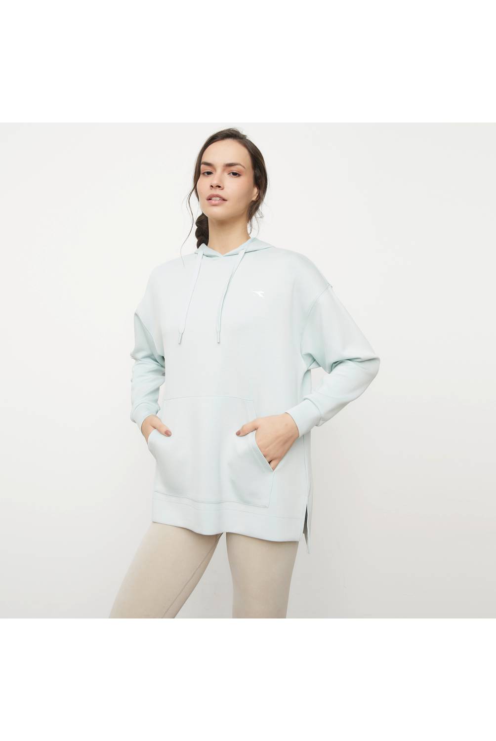 Poleron Deportivo Crewneck Mujer Diadora Tallas Grandes - Descuentoff