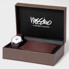 MOSSIMO - Pack Reloj Análogo + Billetera Hombre Mossimo