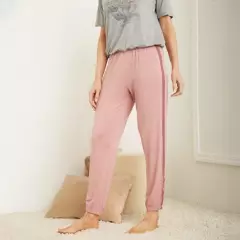 BLU - Pantalón de Pijama Viscosa Mujer Blu