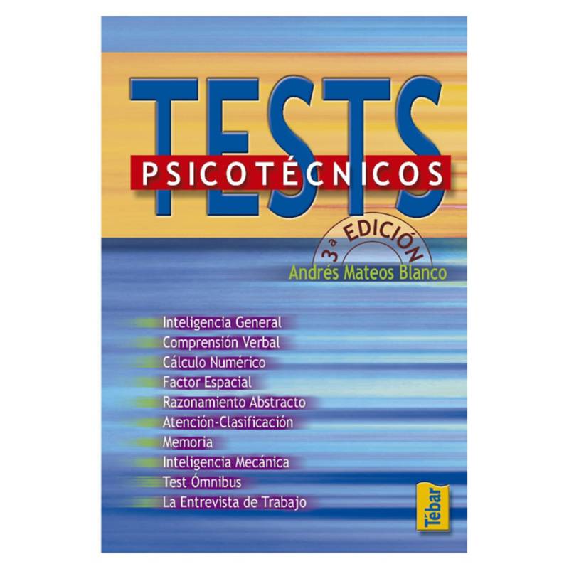 GENERICO - LIBRO TESTS PSICOTECNICOS, 3/ED