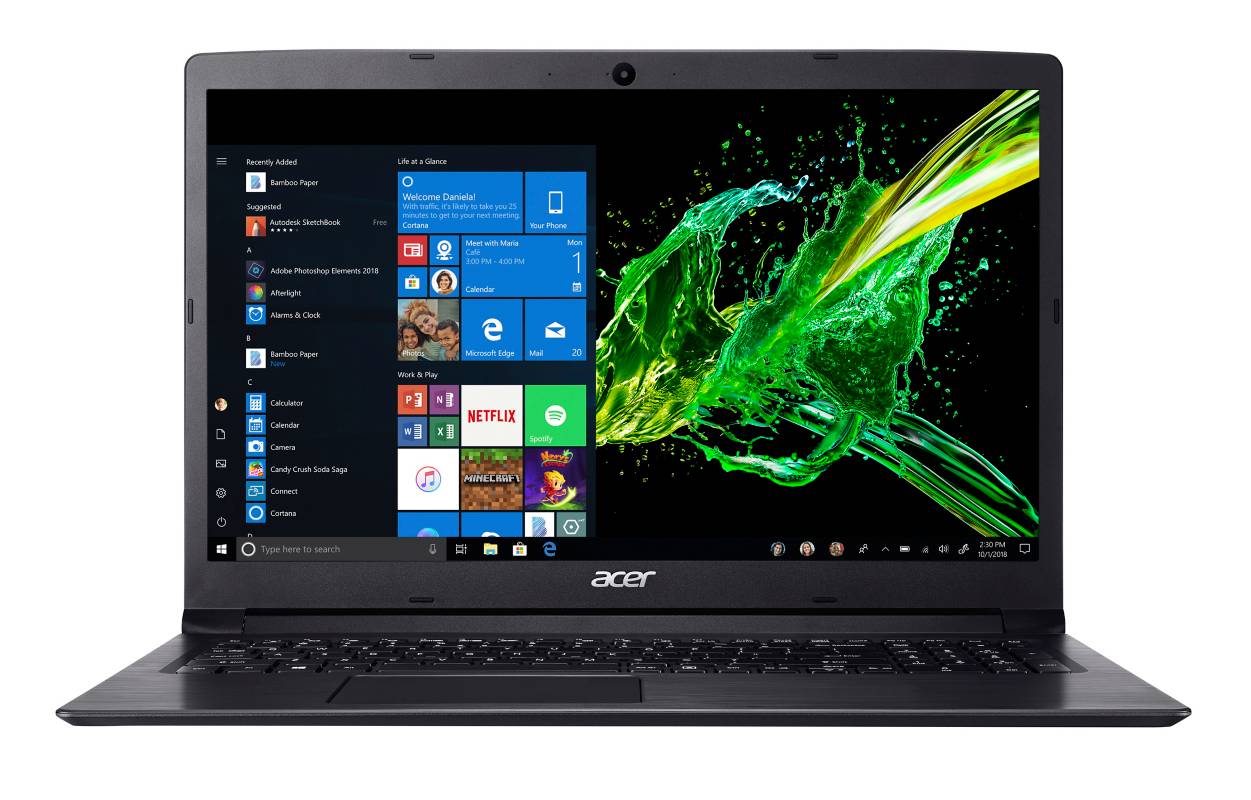 Acer Notebook Intel Core i5-8250U 4GB RAM + 16GB Intel Optane 1TB HDD