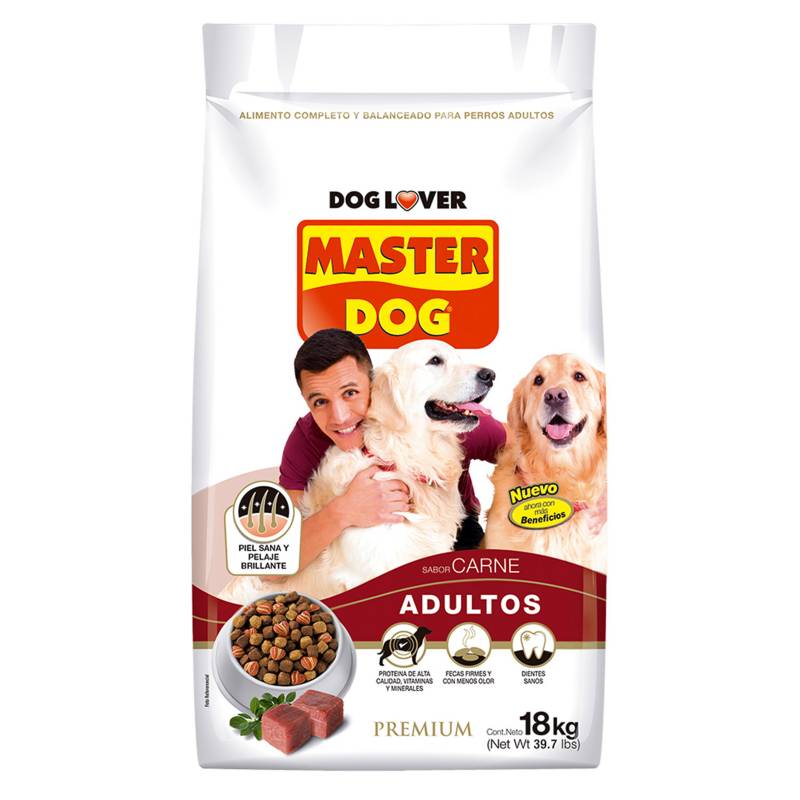 MASTER DOG - Alimento Perro Adulto Carne 18 kg