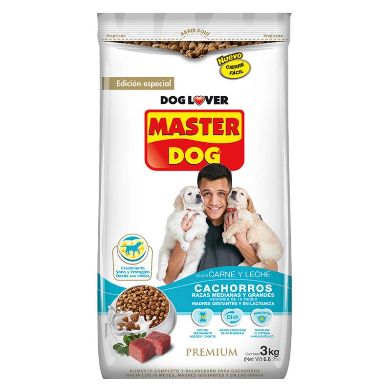 MASTER DOG - Alimento Perro Cachorro 3 kg