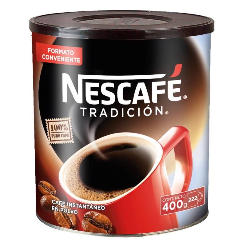 NESCAFE - Café Nescafé Tradición 400g X4 Tarros