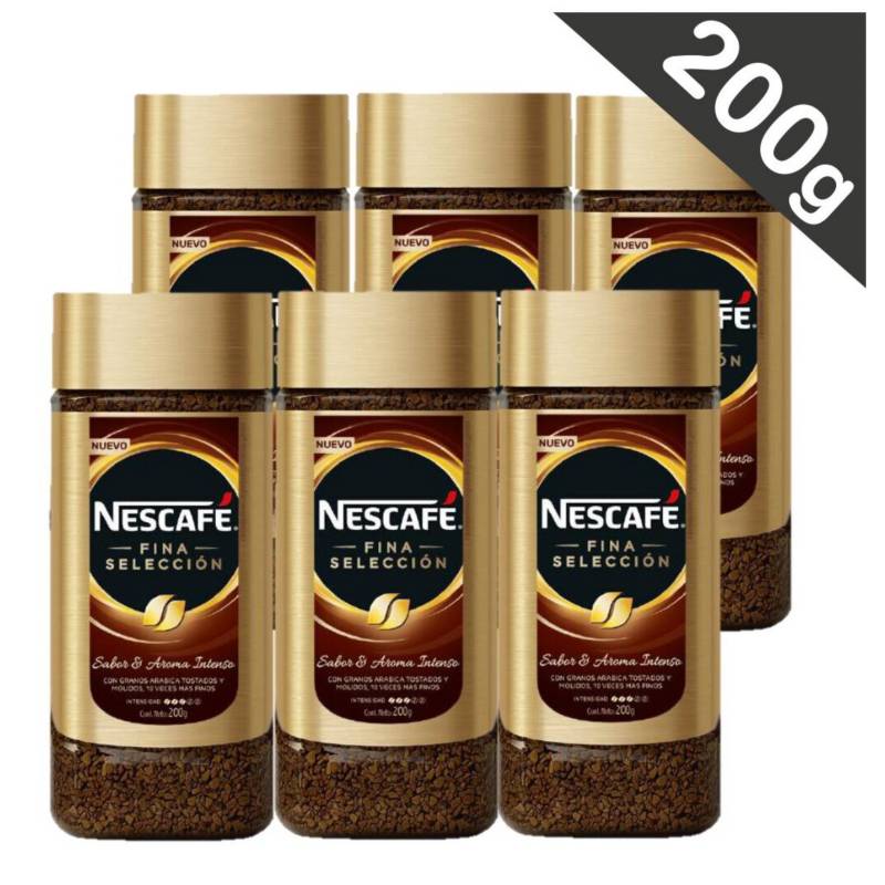 Nescafe Café Nescafé Fina Selección 200G X6 Frascos