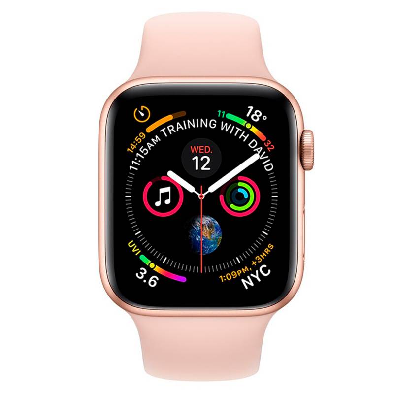 Apple - Apple Watch Serie 4 40Mm Dorado con Banda Rosa