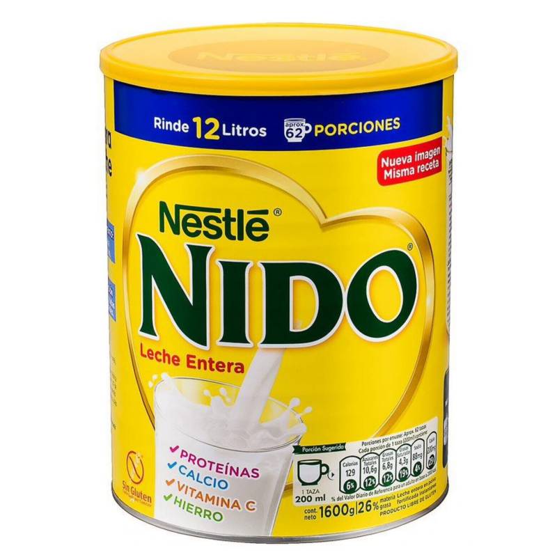 Nestle Leche En Polvo Nido Entera 1600g Tarro Falabella Com