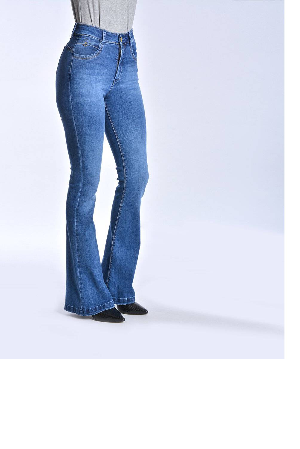 AMALIA JEANS - Jeans Flare High Waist