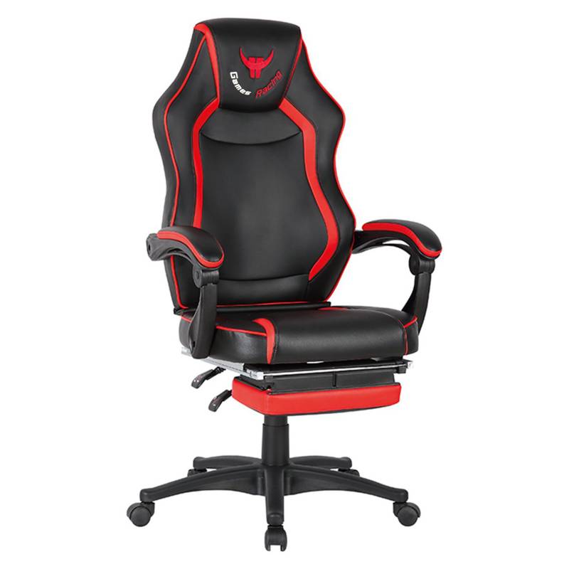 Silla Gamer Ejecutiva y de Oficina con Apoya Pies