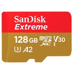 SANDISK - Tarjeta Microsd Extreme 128gb Sandisk